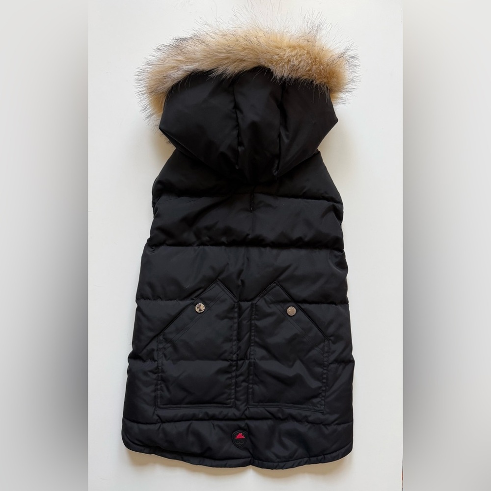 Pajar Pup Barnard Hooded Dog Jacket Insulated Faux Fur Hood Water Repellent - XL
